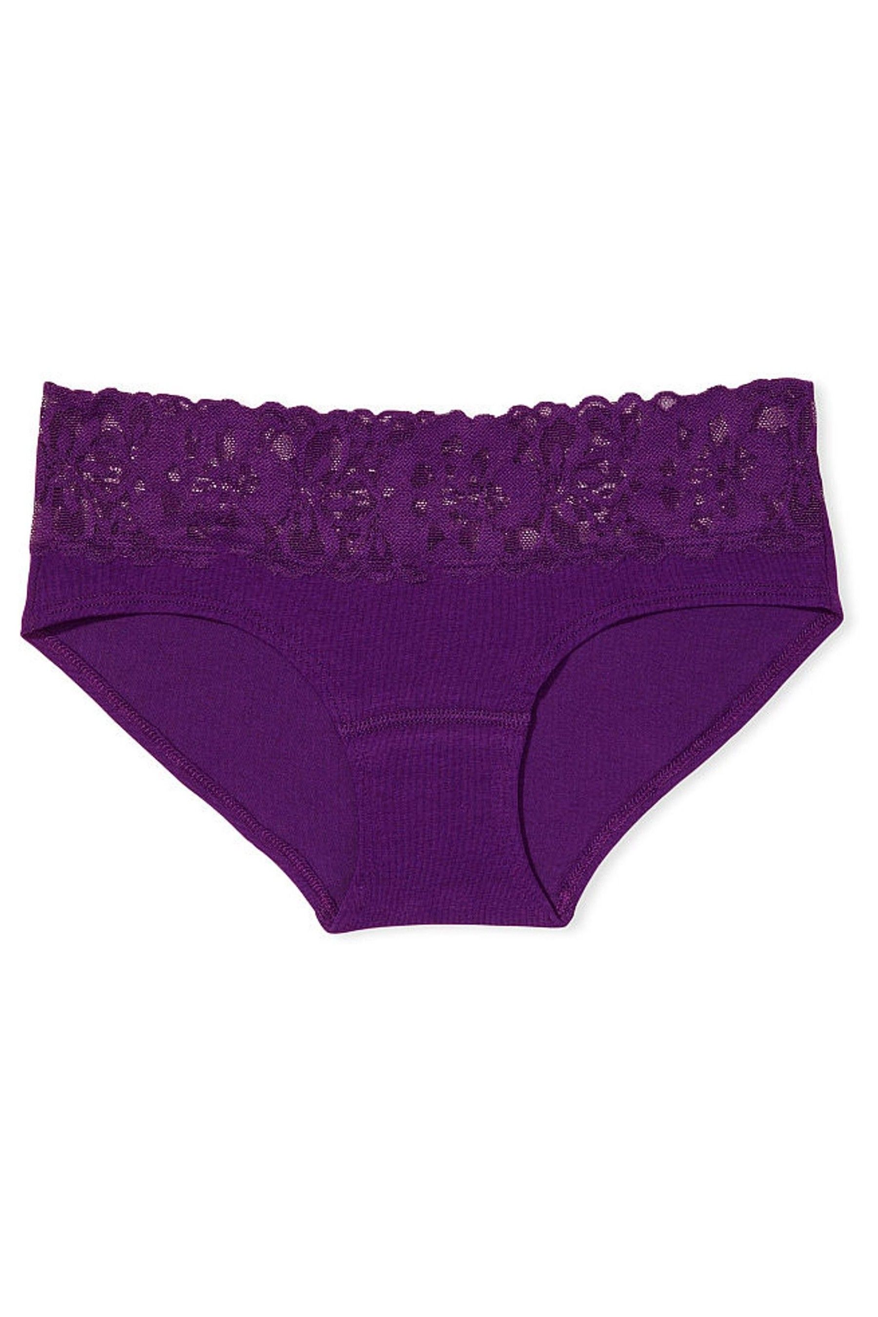 Buy Victoria's Secret Lace Waist Cotton Hipster Knickers from the