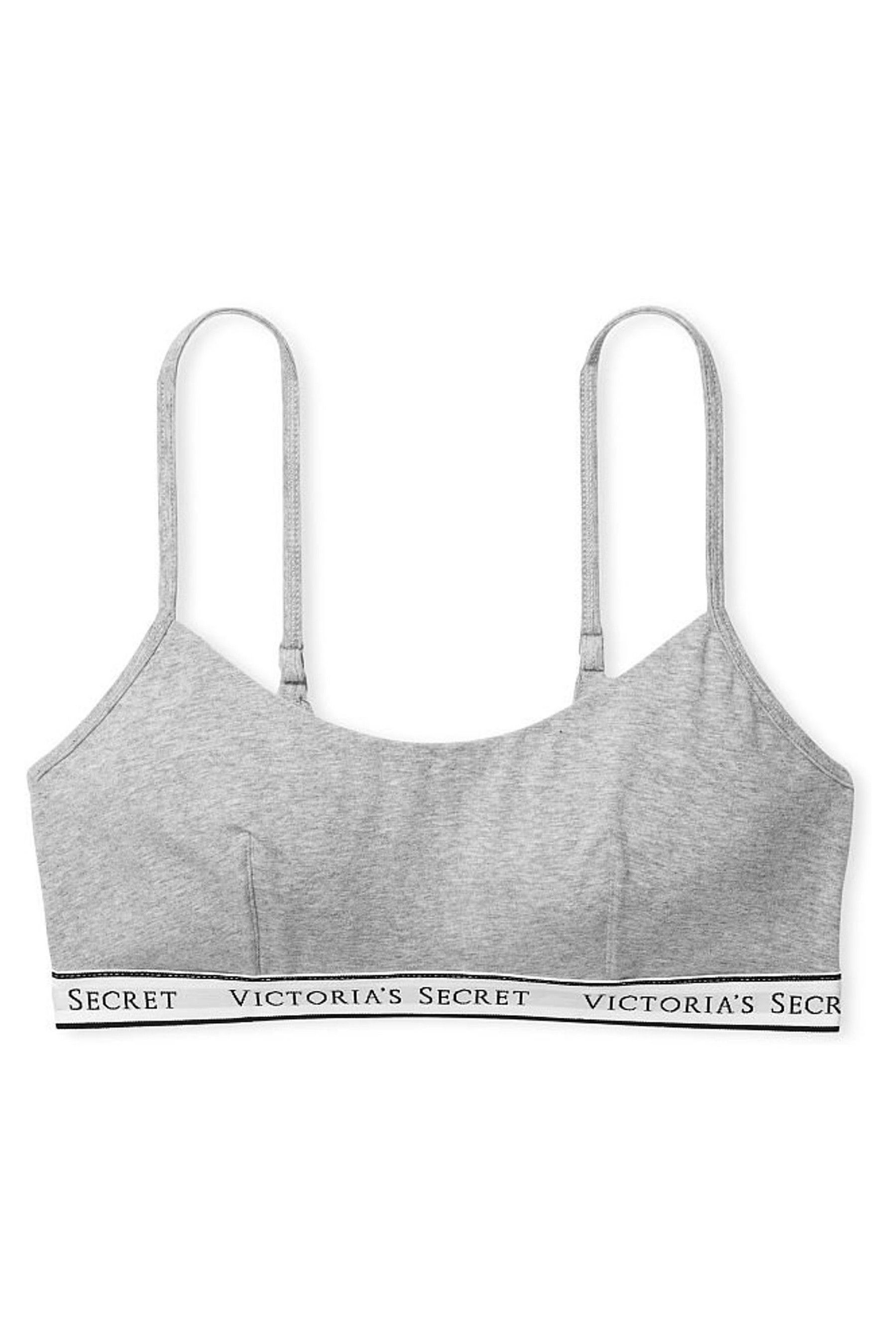 Victoria's Secret Logo Cotton Scoop Bralette Victoria's Secret Ireland