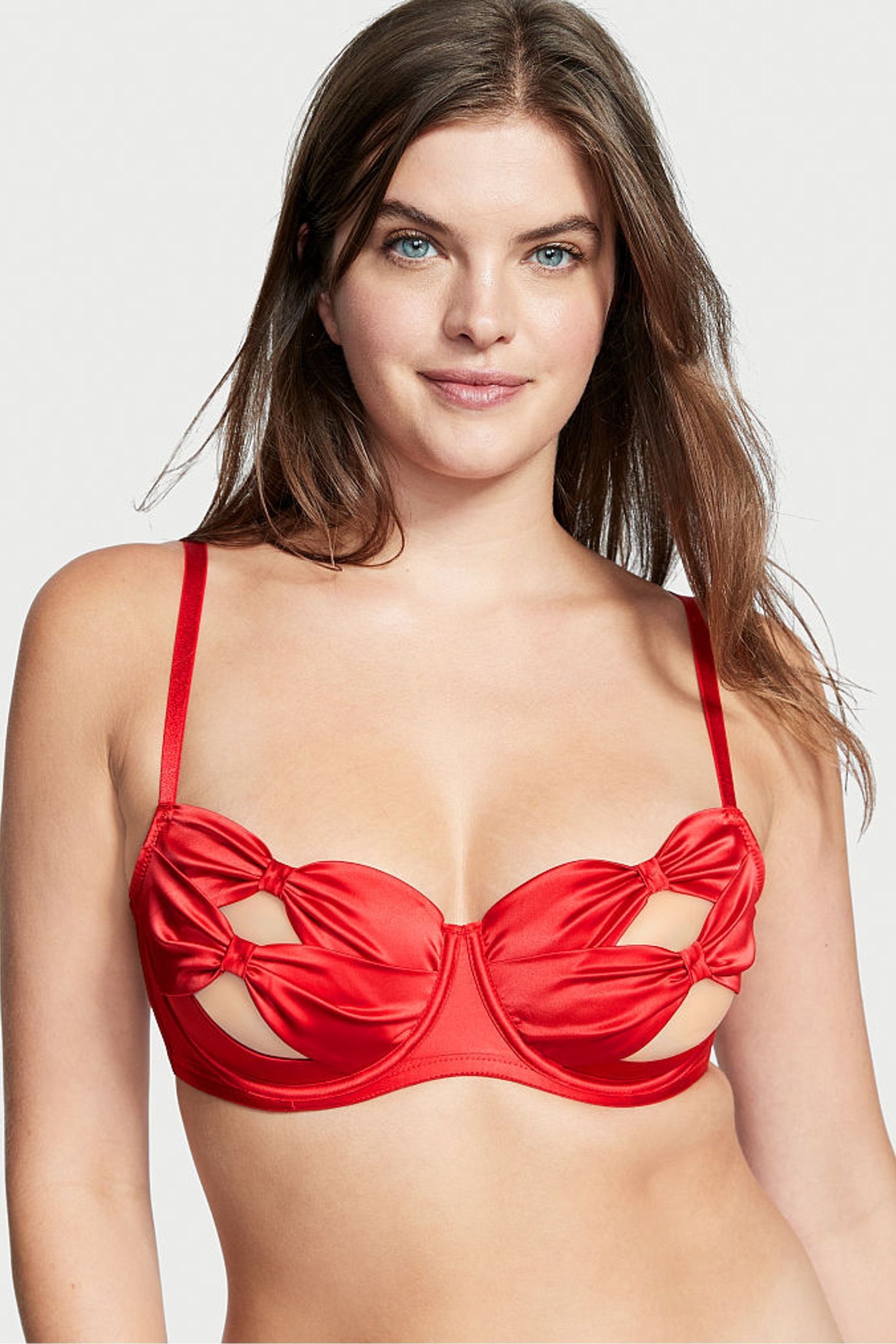Mutandine Bikini Victoria's Secret Dream Angels - Perizoma Regolabile Bianco (S-2XL)