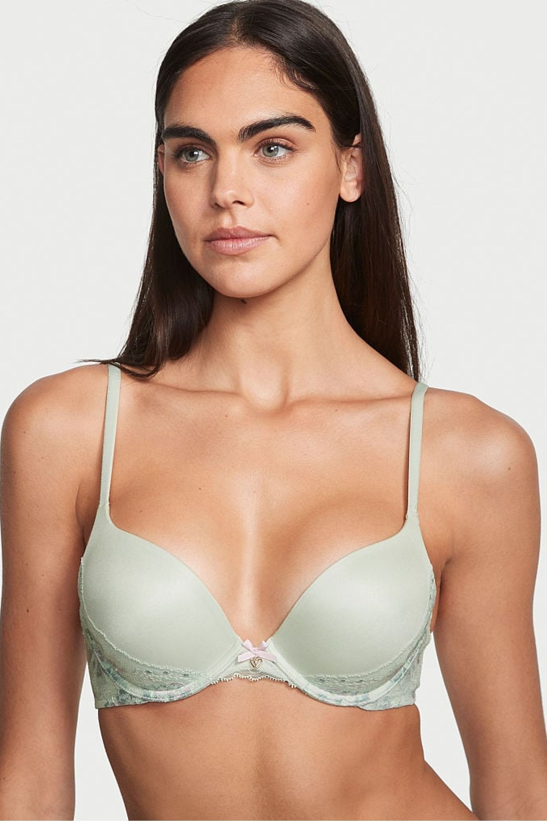 Buy Victoria's Secret Lace Trim Push Up Bra from the Victoria's Secret