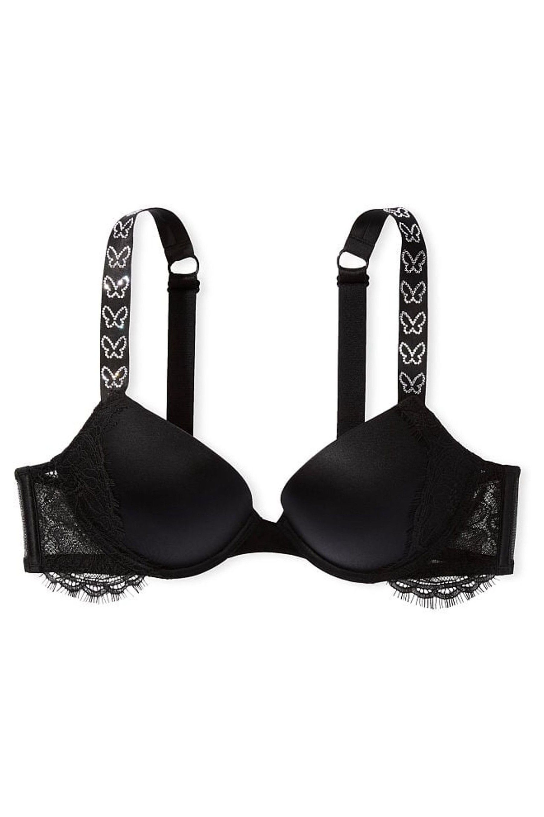 Buy Victoria's Secret Shine Strap Lace Wing Plunge Bra from the Victoria's Secret UK online shop