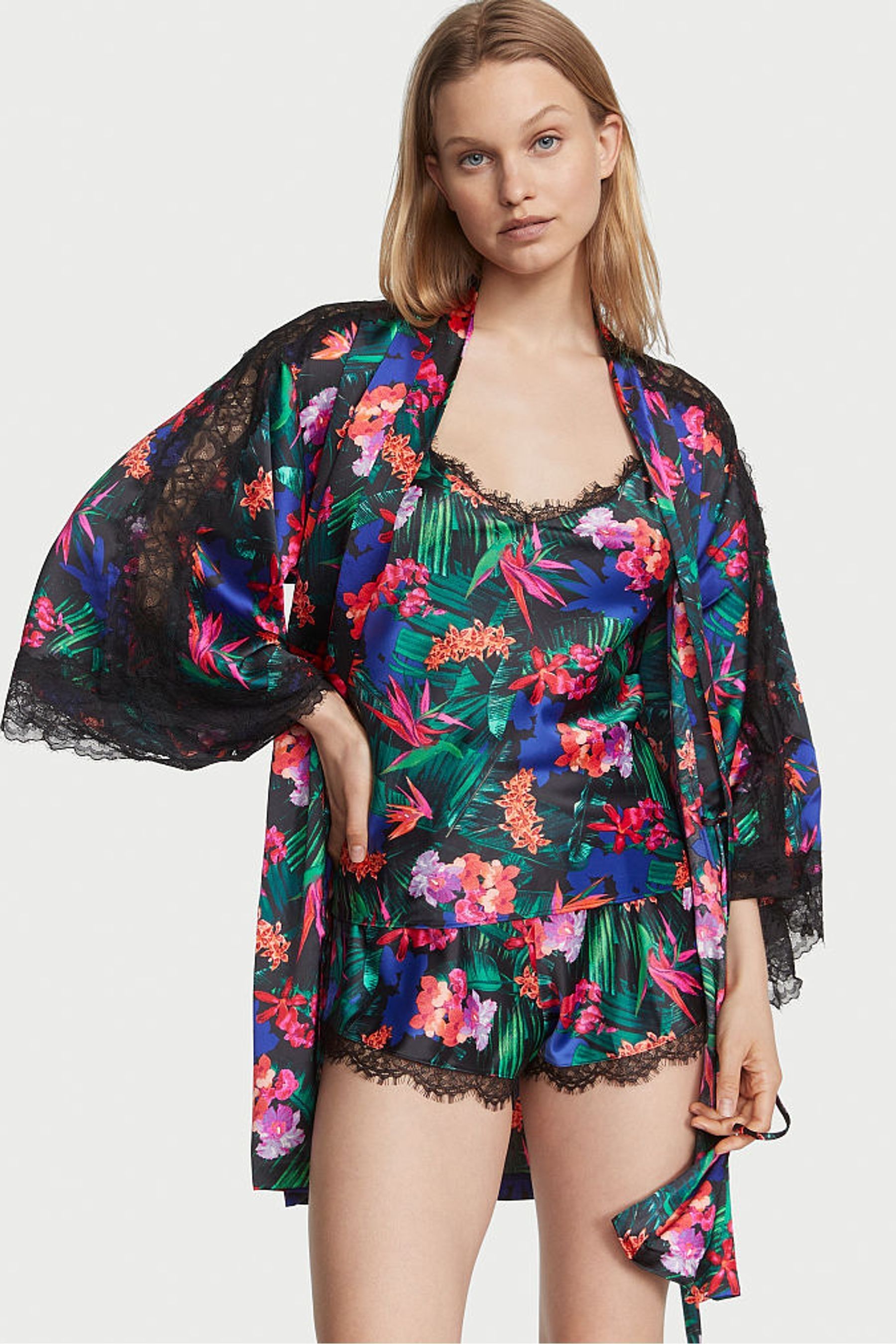 Victoria's Secret Lace Inset Robe | Victoria's Secret Ireland