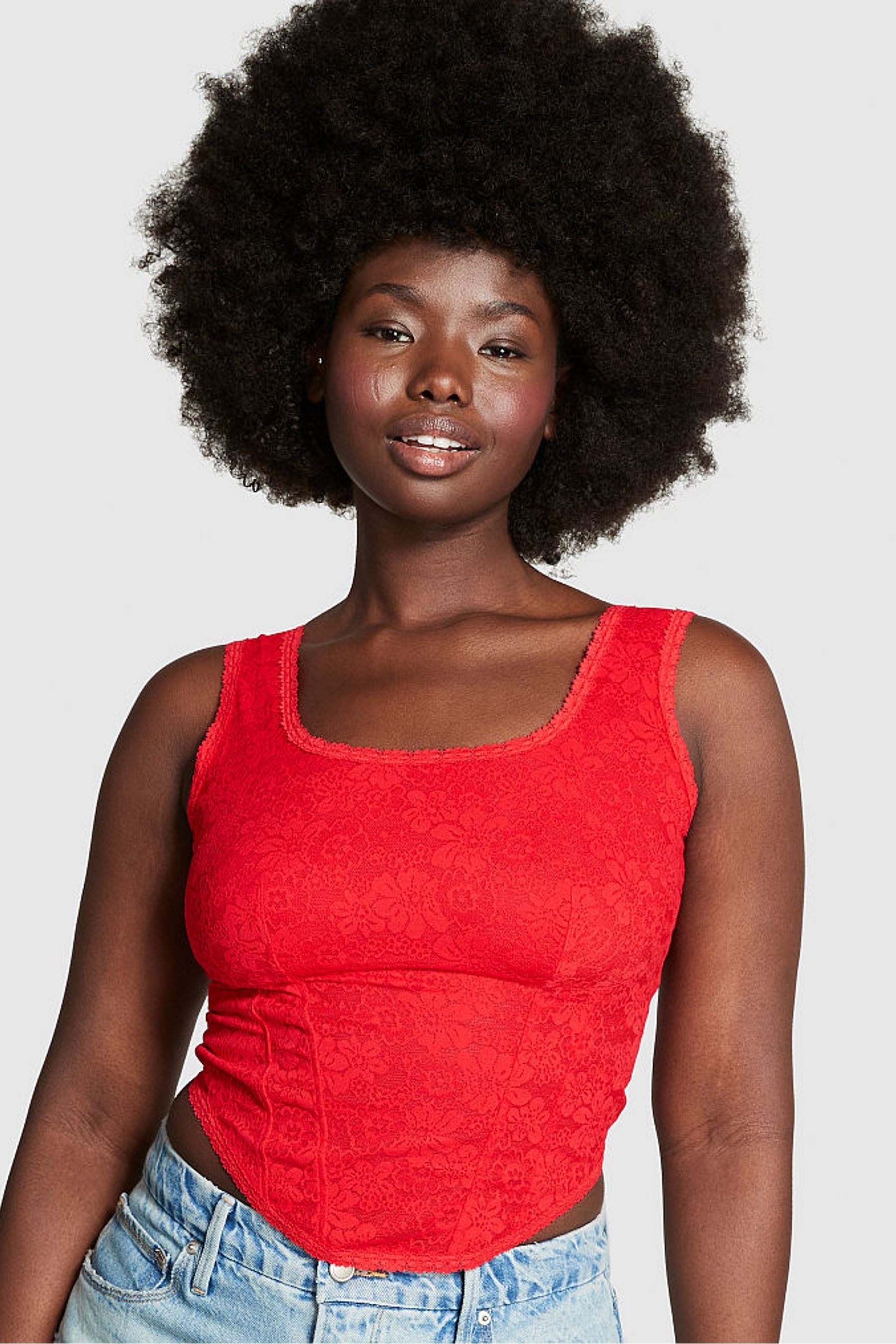 Buy Victoria's Secret PINK Lace Corset Bra from the Victoria's Secret