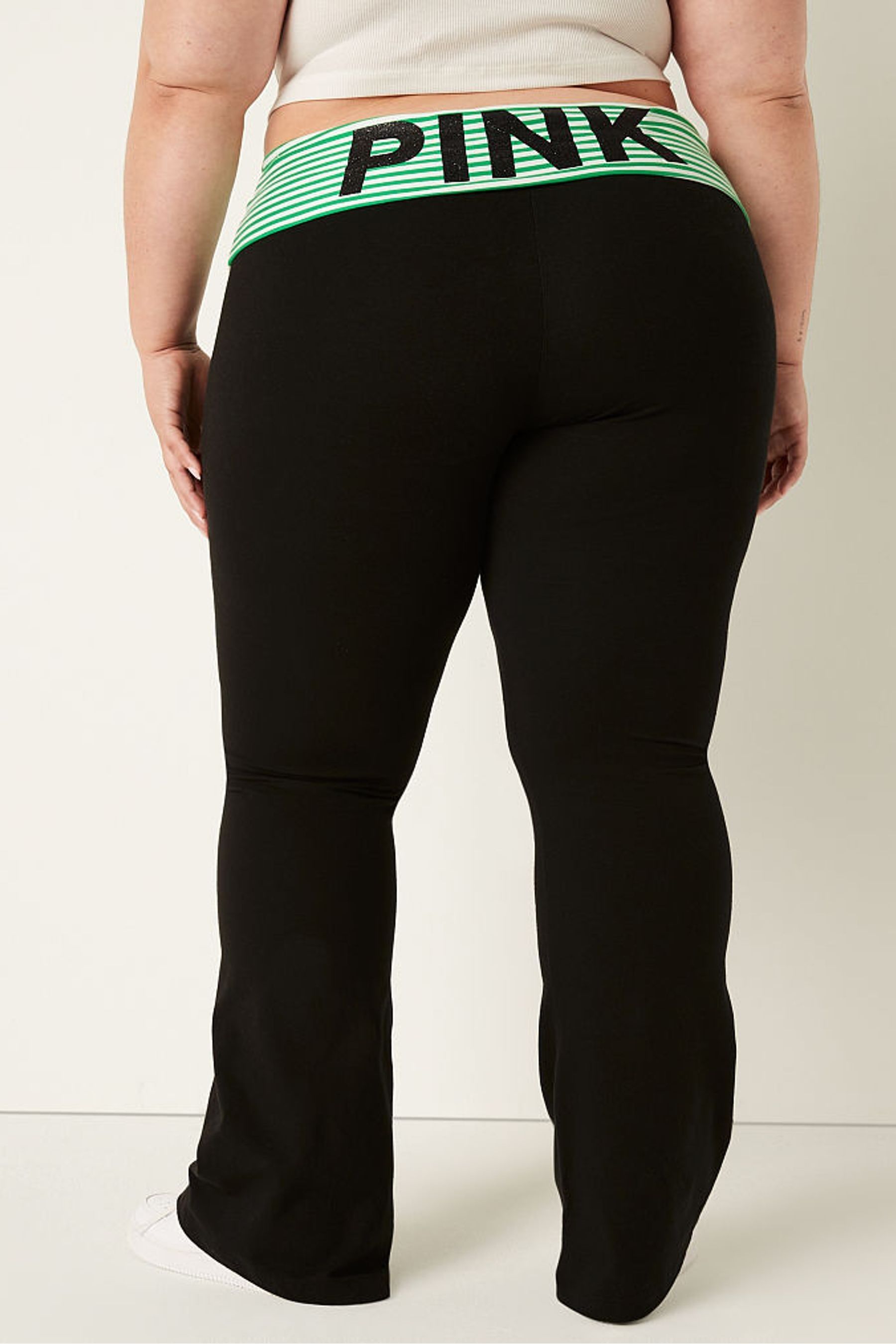 Victoria Secret Foldover Leggings
 Buy Victoria s Secret PINK Foldover Full Length Flare Legging from the