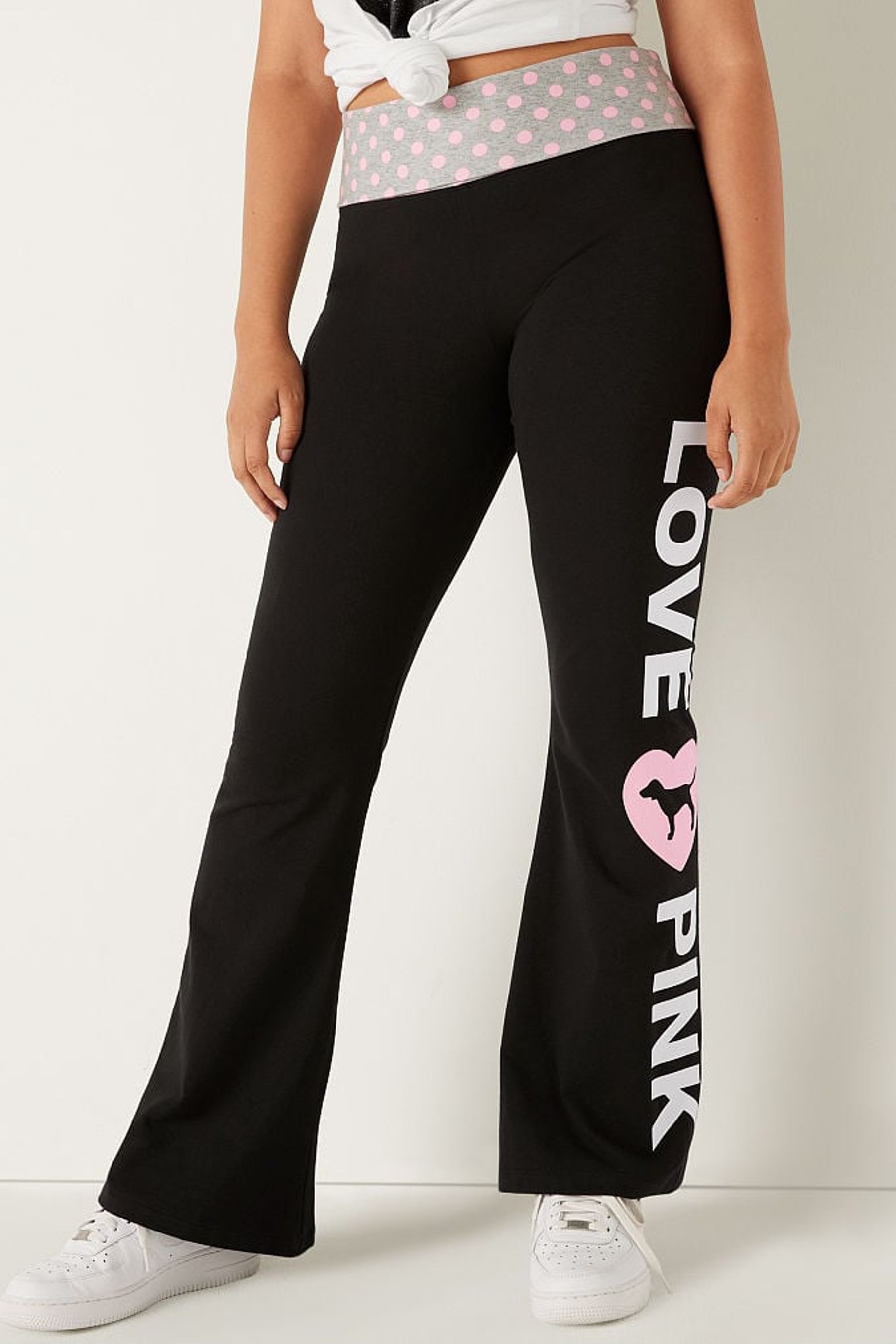 Victoria Secret Foldover Leggings
 Buy Victoria s Secret PINK Foldover Full Length Flare Legging from the