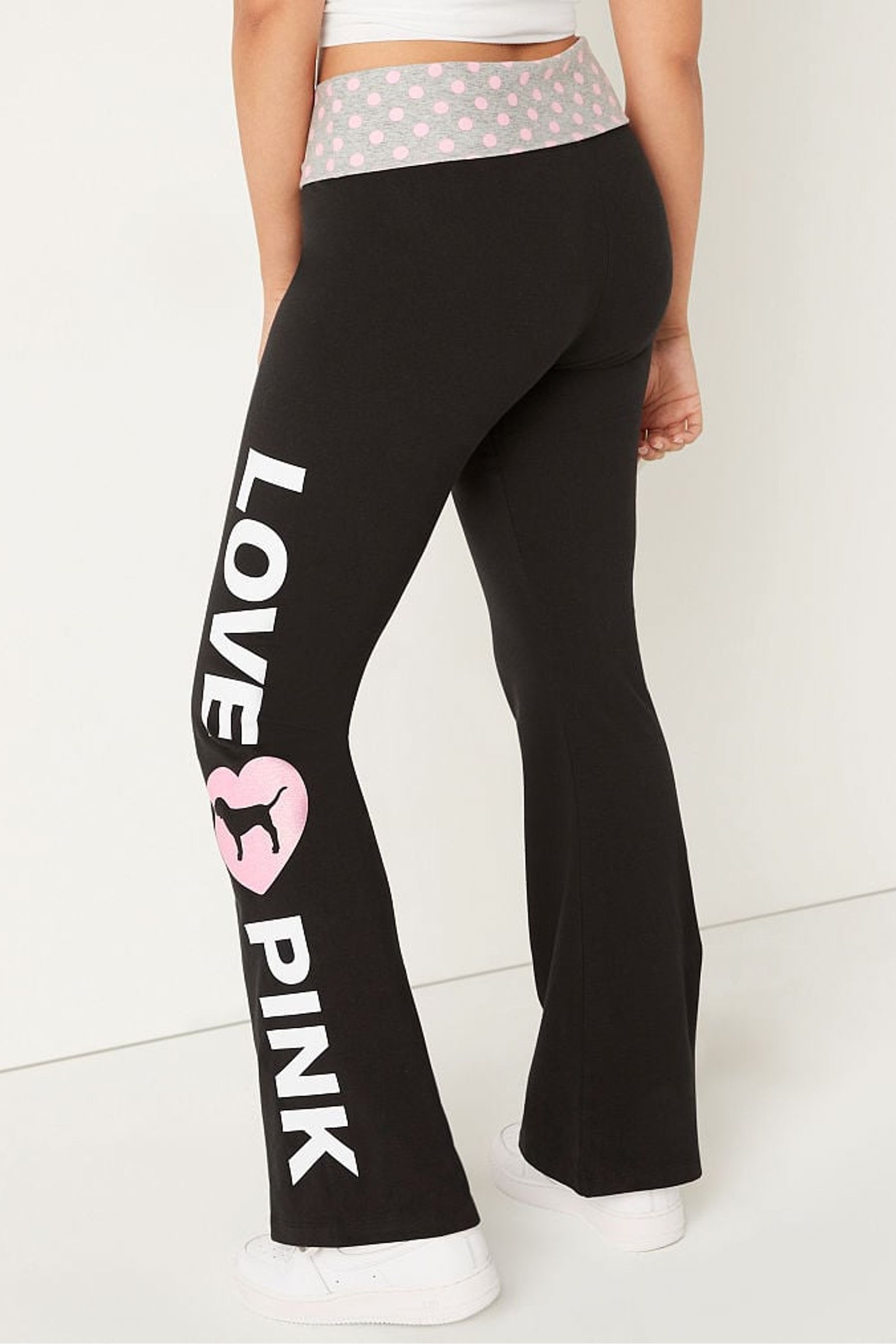 Victoria Secret Foldover Leggings
 Buy Victoria s Secret PINK Foldover Full Length Flare Legging from the
