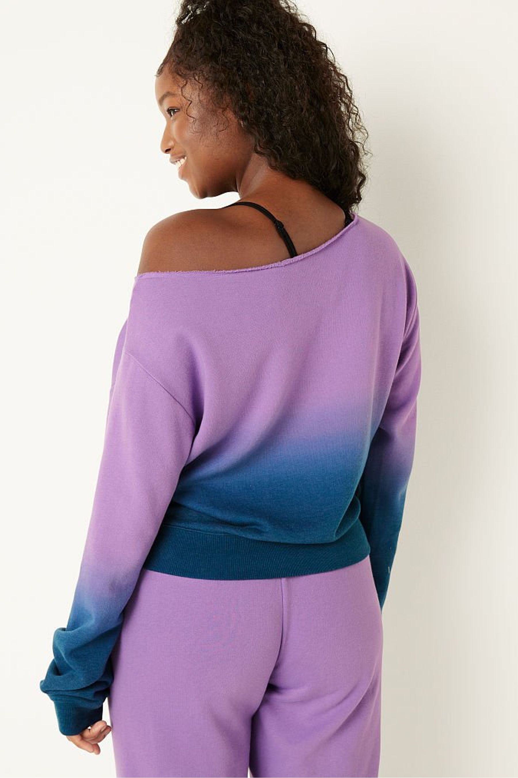 Buy Victoria's Secret PINK Everyday Lounge Off The Shoulder Sweatshirt 