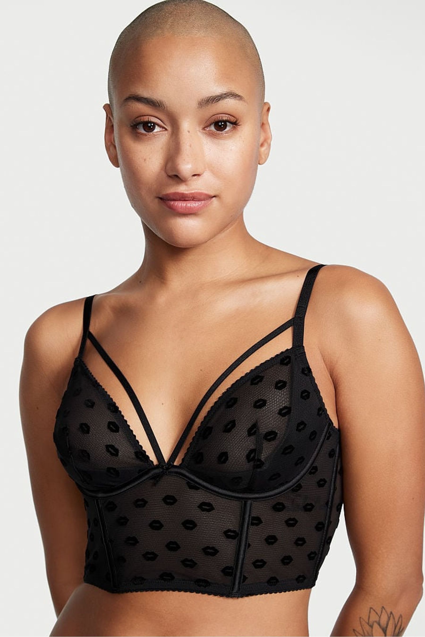Buy Victoria's Secret Strappy Quarter Cup Corset Bra Top from the