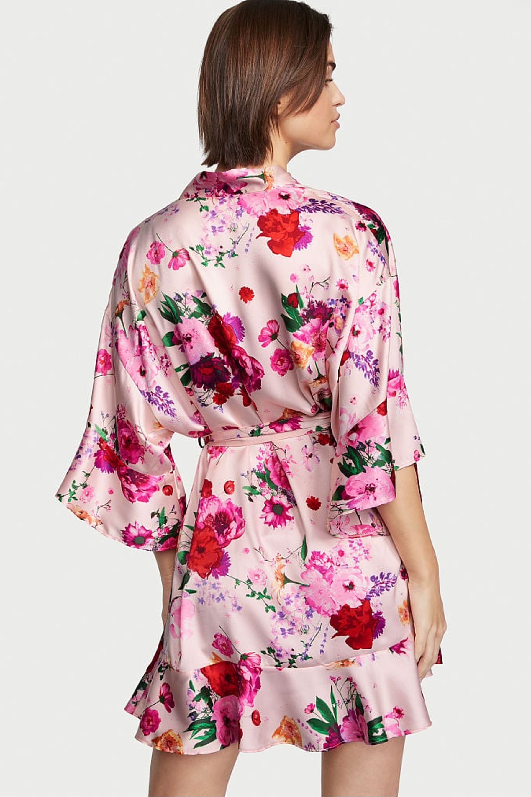 Victoria's Secret Flounce Satin Robe Victoria's Secret Ireland
