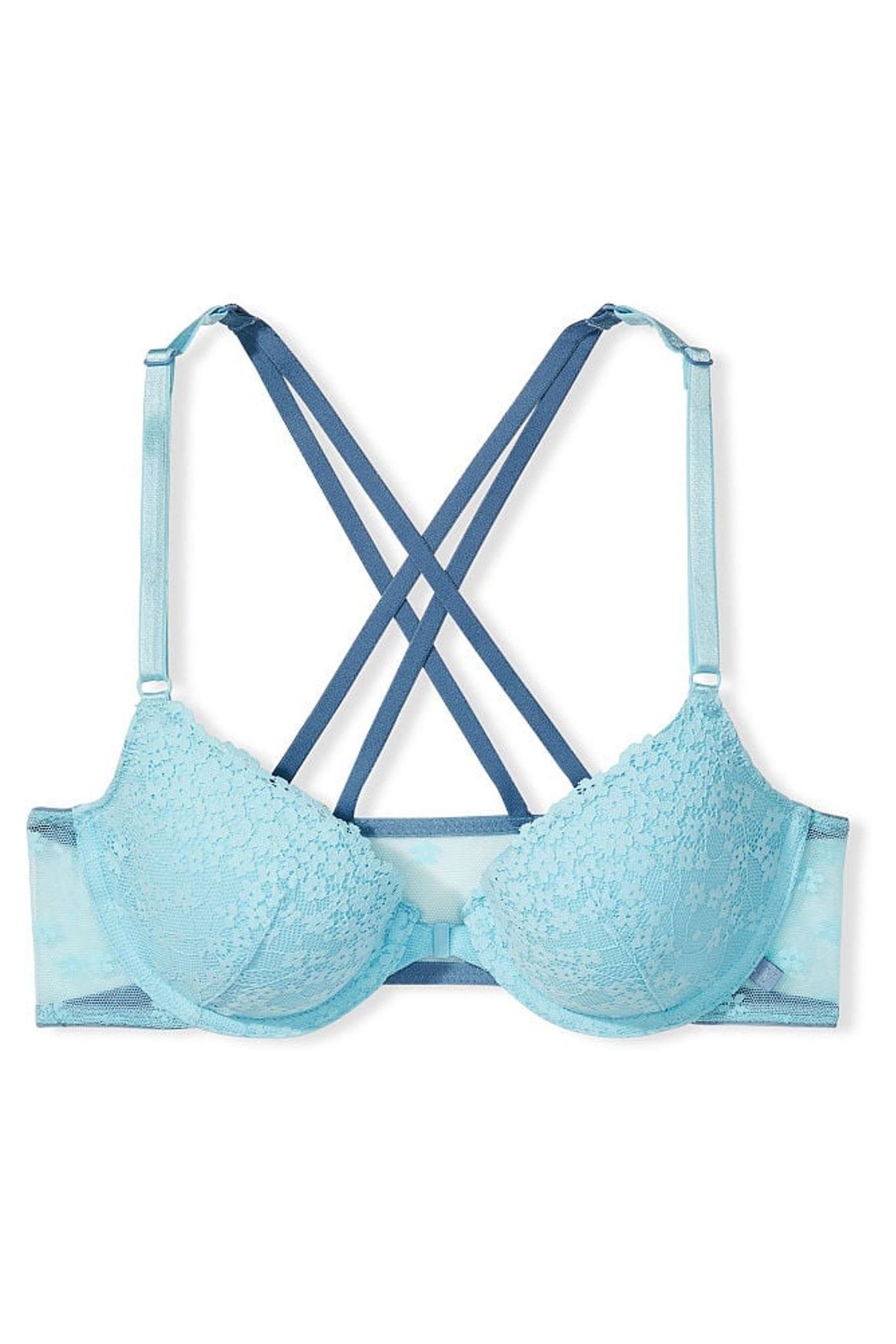 Buy Victorias Secret Lace Front Fastening Lightly Lined T Shirt Bra From The Victorias Secret 7247