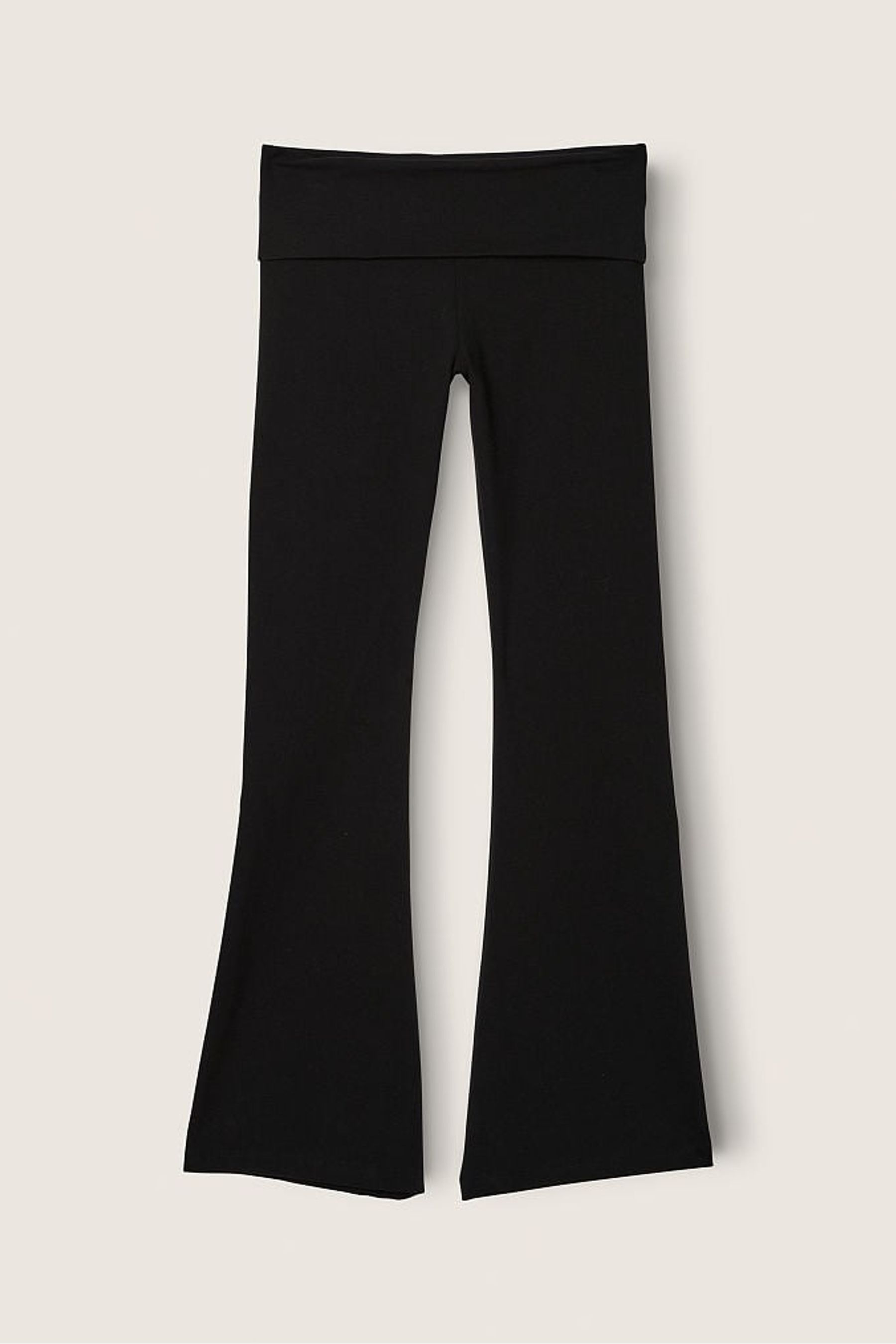 Buy Victoria's Secret PINK Cotton Foldover Flare Leggings from the ...