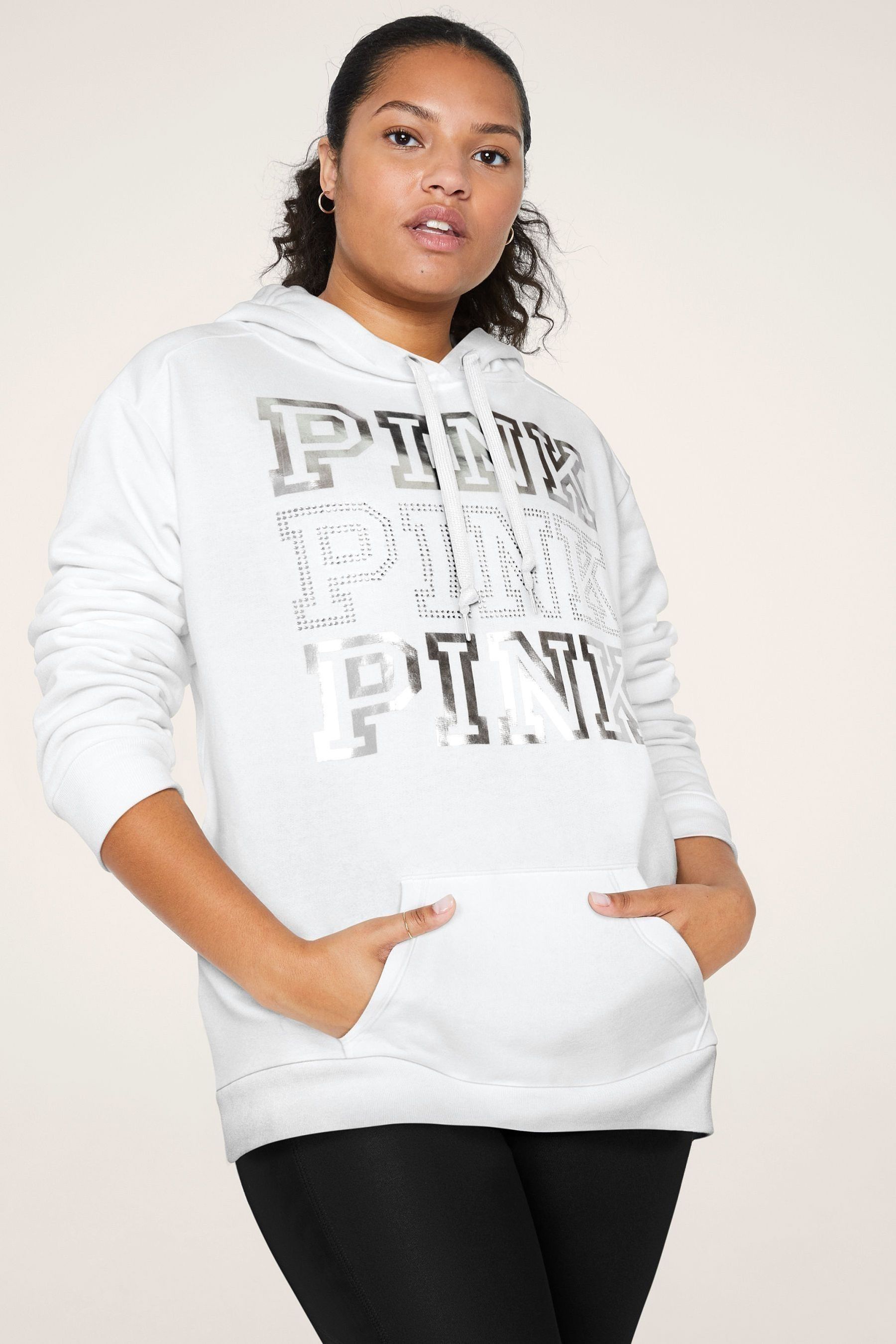 Pink everyday lounge campus pullover clearance