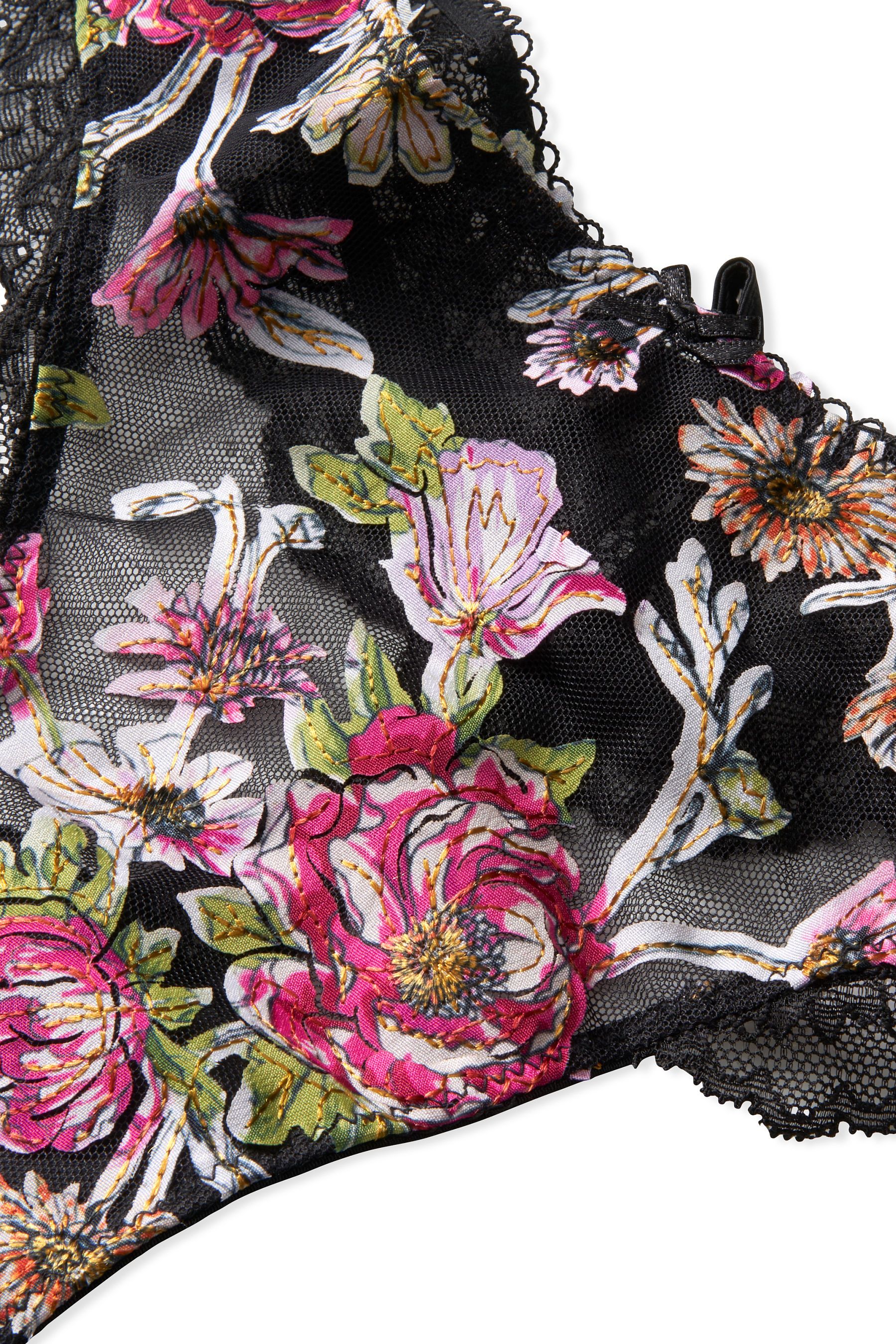 Buy Victoria's Secret Floral Embroidered Keyhole Thong Panty from the
