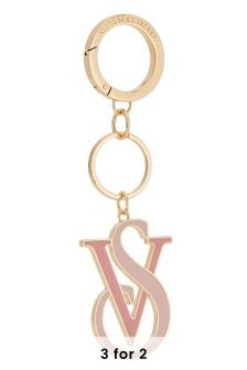 Victoria's Secret Monogram Logo Keychain Charm