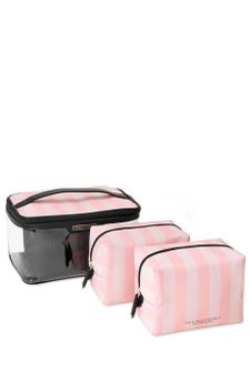  Victoria's Secret AM/PM Beauty Bag Duo, Pink : Beauty