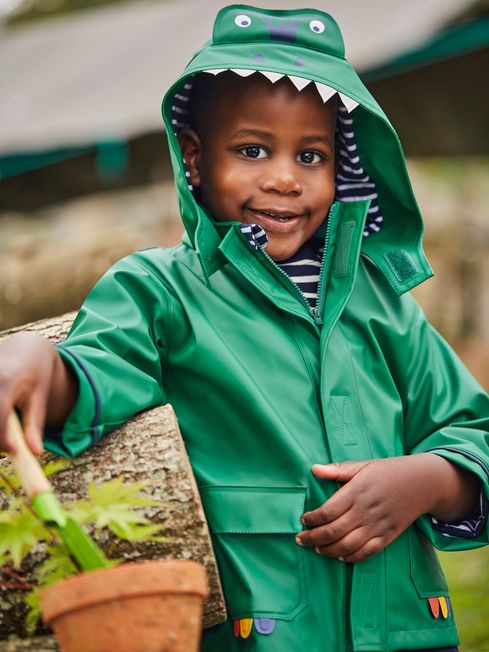 Dinosaur waterproof coat