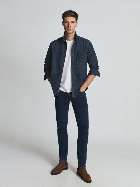 Reiss mens hot sale denim shirt