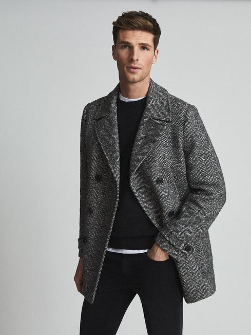 Reiss double breasted on sale coat