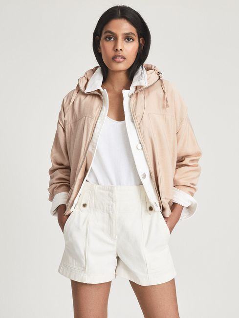 Lightweight bomber store jacket womens