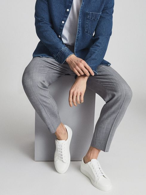 Reiss hotsell darren trainers