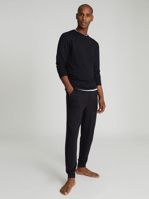 Reiss Charcoal Ward Jersey Tracksuit Joggers
