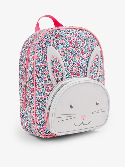 JoJo Maman Bébé Ditsy Floral Bunny Character Backpack