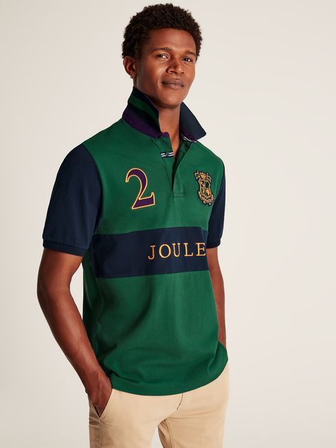 Buy Joules Embellished Embroidered Polo Shirt from the Joules