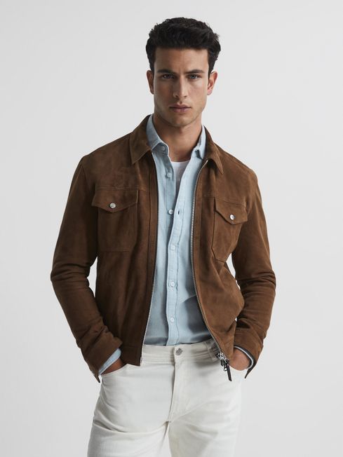 Reiss pyke suede deals jacket