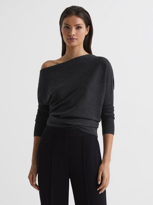 Reiss off on sale the shoulder jumper