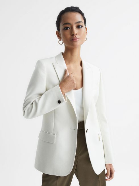 Reiss aleida blazer white store