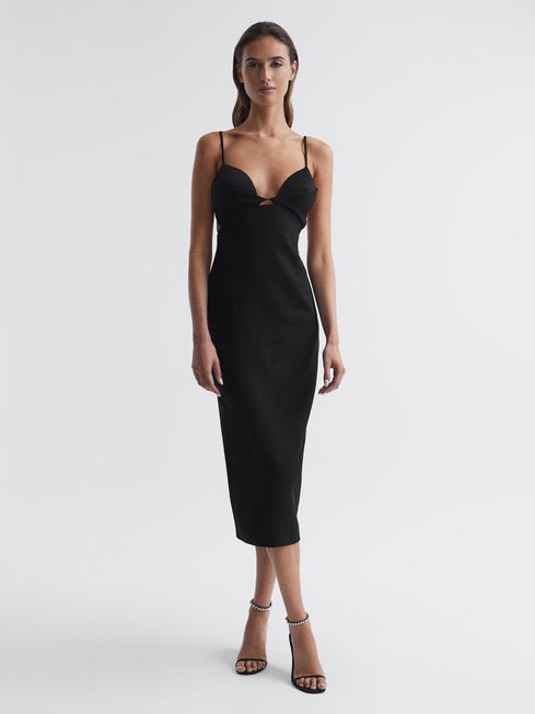 Reiss Rochelle Strappy Bodycon Dress REISS
