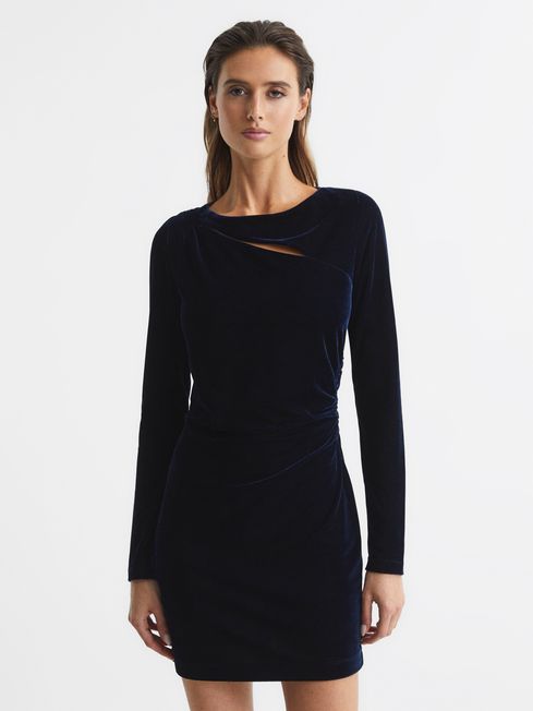 Reiss outlet velvet dress