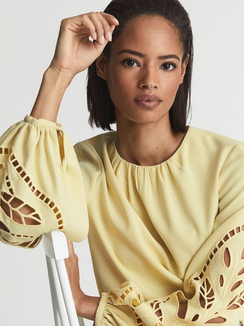 Reiss yellow top sale