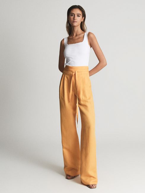 Tall Wide Leg Trousers | Tall Leather Trousers | Next UK