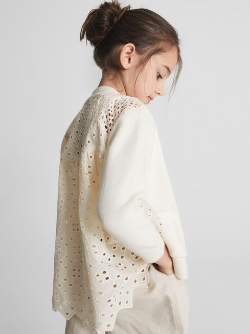 Reiss Marisa Junior Hybrid Cardigan REISS