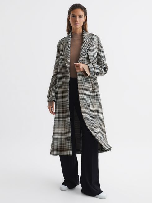 Reiss cheap coat black