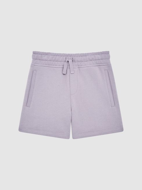 Reiss Lilac Henry Junior Drawstring Jersey Shorts