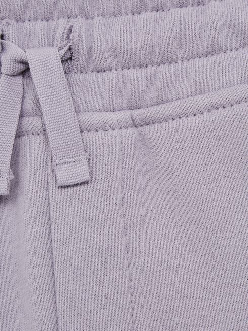 Reiss Lilac Henry Junior Drawstring Jersey Shorts
