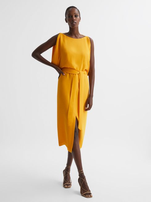 Reiss yellow dress discount