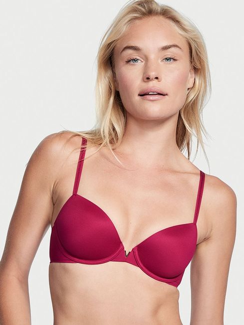 Victoria's Secret Claret Red Smooth Lightly Lined Demi Braa