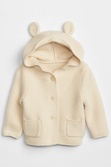 Buy Gap Beige Knitted Brannan Bear Cardigan Baby from the Gap