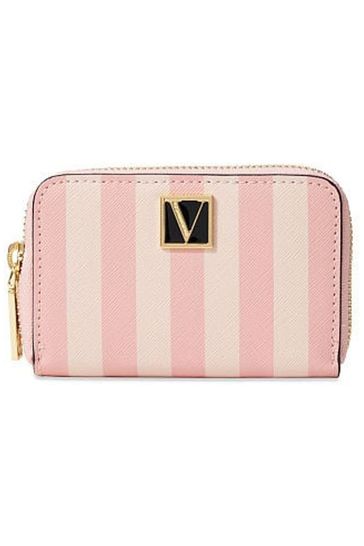 Victoria's Secret Signature Stripe The Victoria Small Wallet