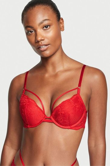 Buy Victoria's Secret Lace Front Fastening Push Up Bra from the