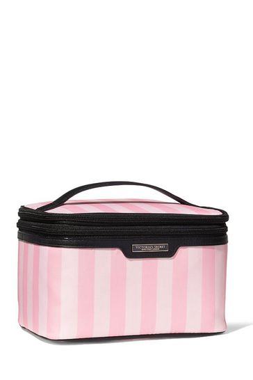 Stripe Lips Cosmetic Bag Set (2 Pcs)