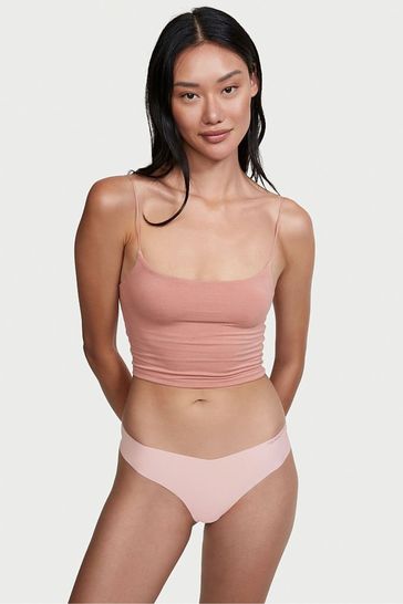 Victoria's Secret Purest Pink Smooth No Show Thong Knickers