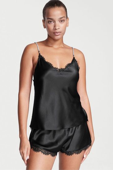 Buy Victoria's Secret Satin Lace Back Cami Set from the Victoria's