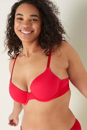 Victoria's Secret PINK Red Pepper Smooth Lightly Lined T-Shirt Bra
