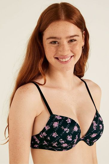 Buy Victoria's Secret Black Add 2 Cups Smooth Push Up Bra from the Next UK  online shop