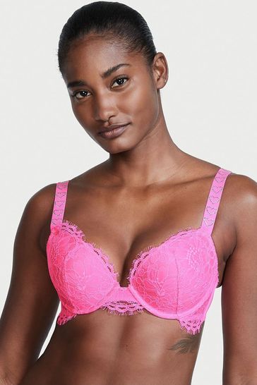 Buy Victoria's Secret Lace Shine Strap PushUp Bra from the