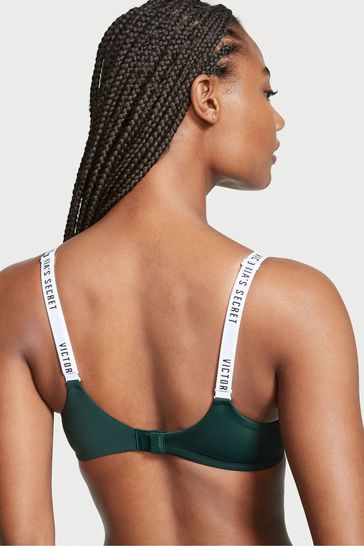 victoria secret logo strap sports bra